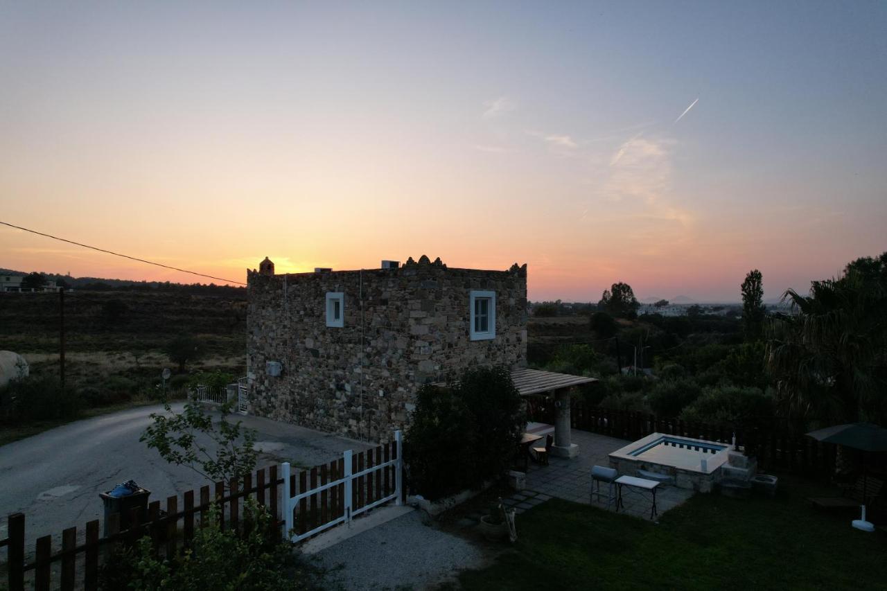 Traditional Kos Villa With Swimming Pool, Lawn Yard And Bbq Exteriör bild