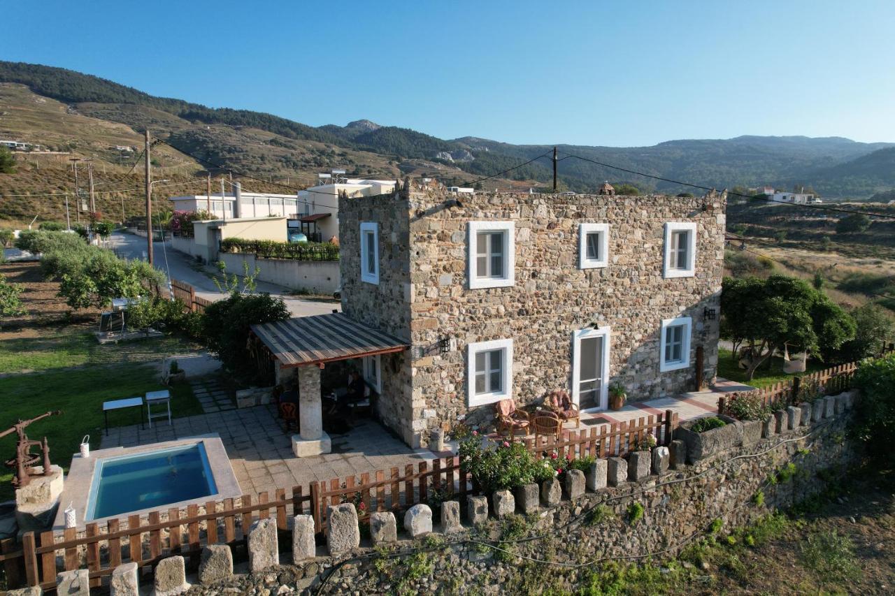 Traditional Kos Villa With Swimming Pool, Lawn Yard And Bbq Exteriör bild
