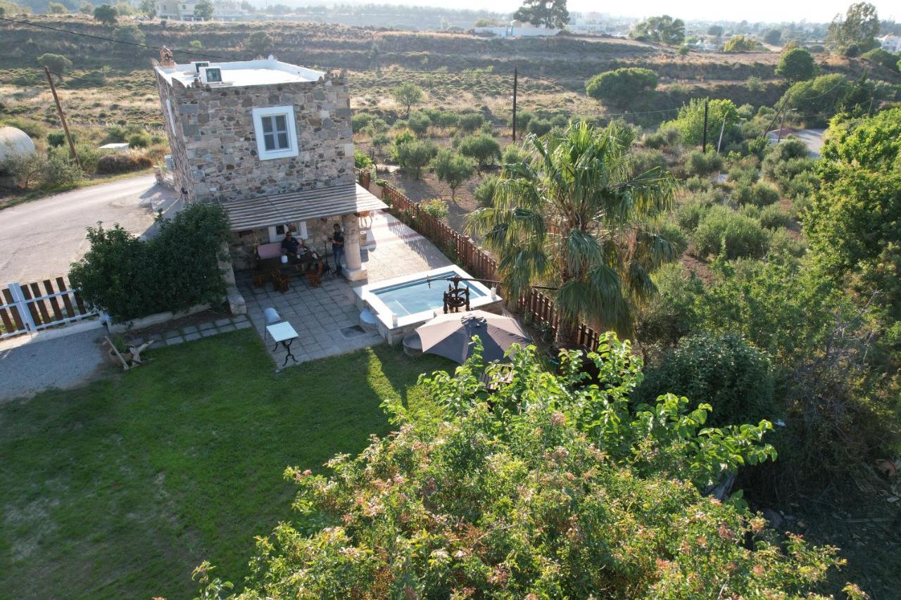 Traditional Kos Villa With Swimming Pool, Lawn Yard And Bbq Exteriör bild