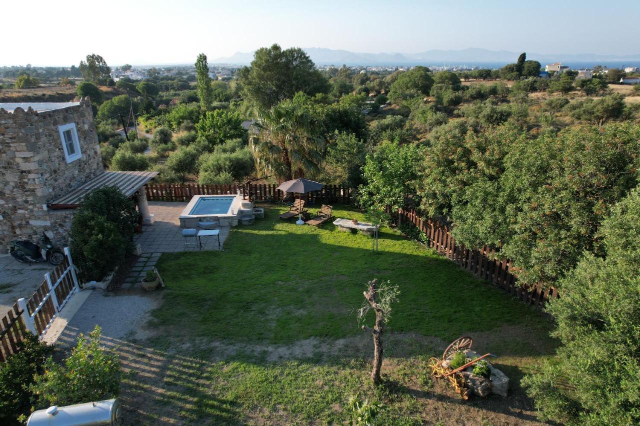 Traditional Kos Villa With Swimming Pool, Lawn Yard And Bbq Exteriör bild