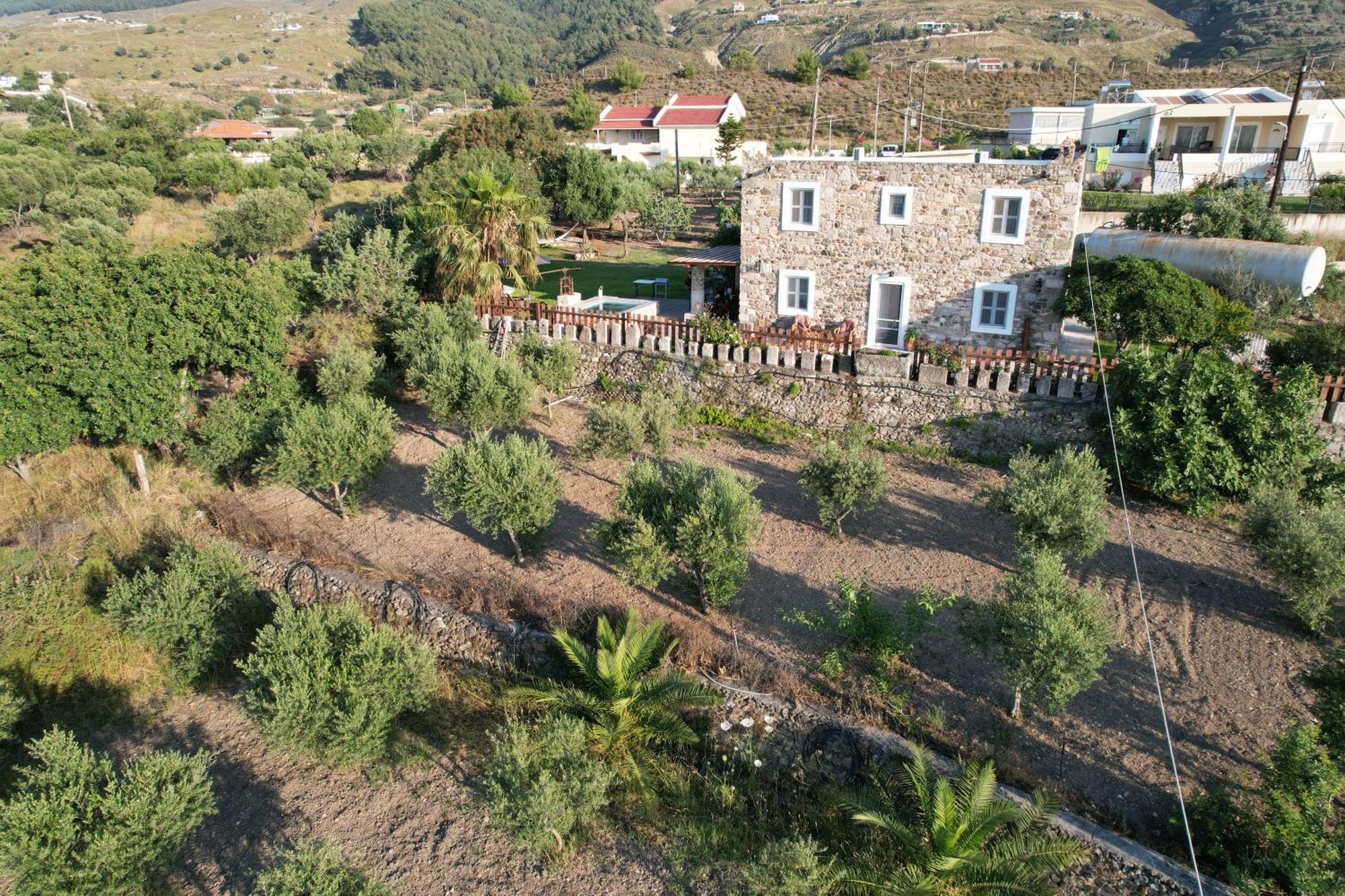 Traditional Kos Villa With Swimming Pool, Lawn Yard And Bbq Exteriör bild