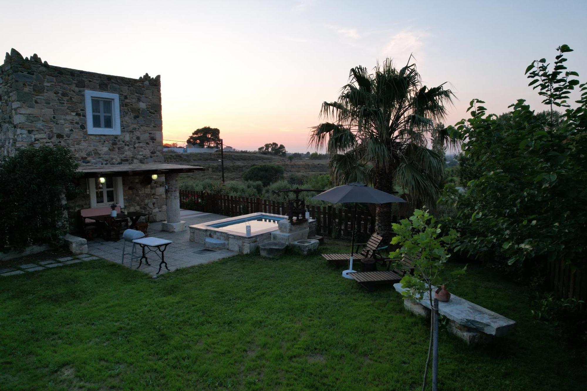 Traditional Kos Villa With Swimming Pool, Lawn Yard And Bbq Exteriör bild