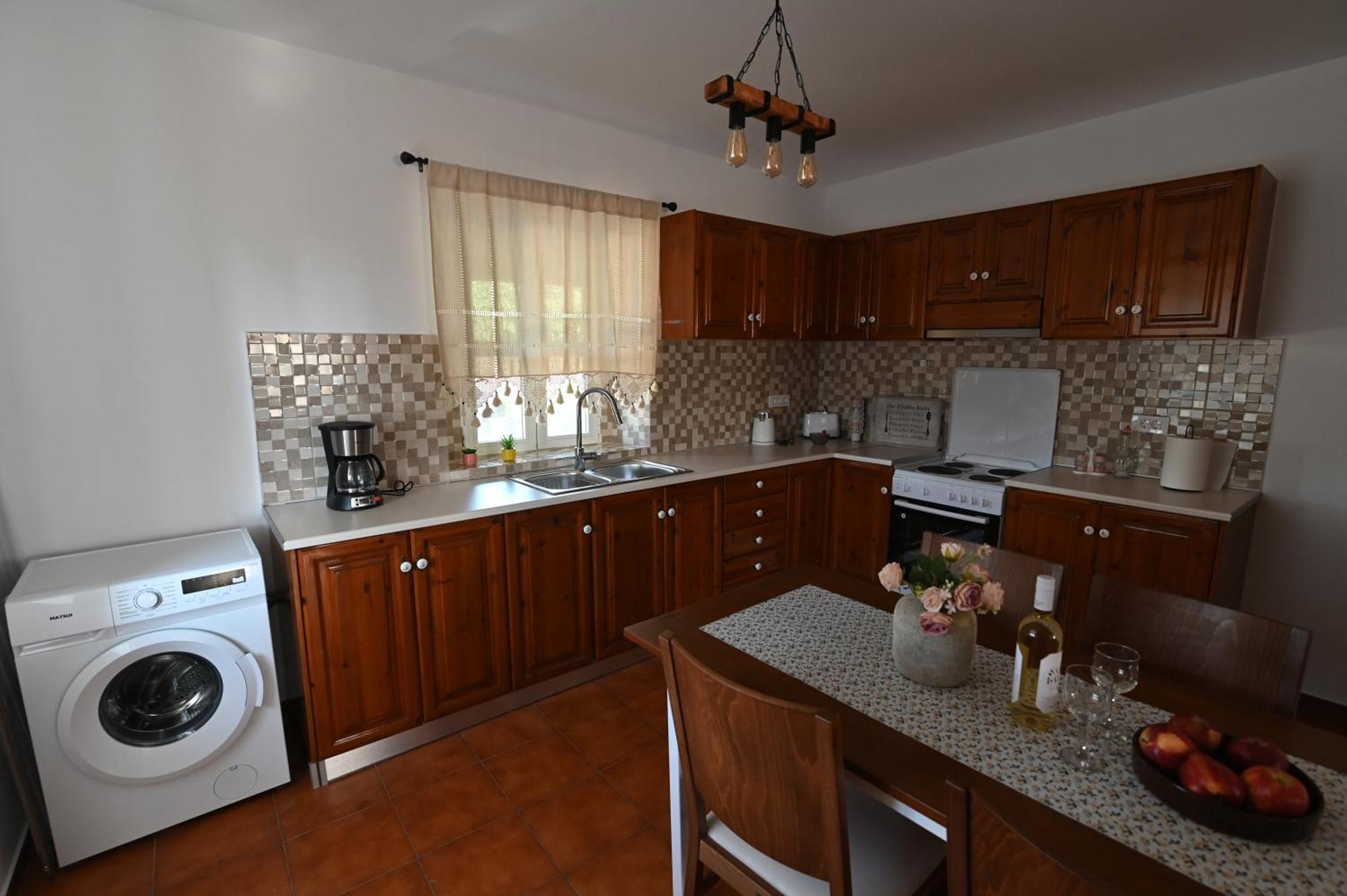 Traditional Kos Villa With Swimming Pool, Lawn Yard And Bbq Exteriör bild
